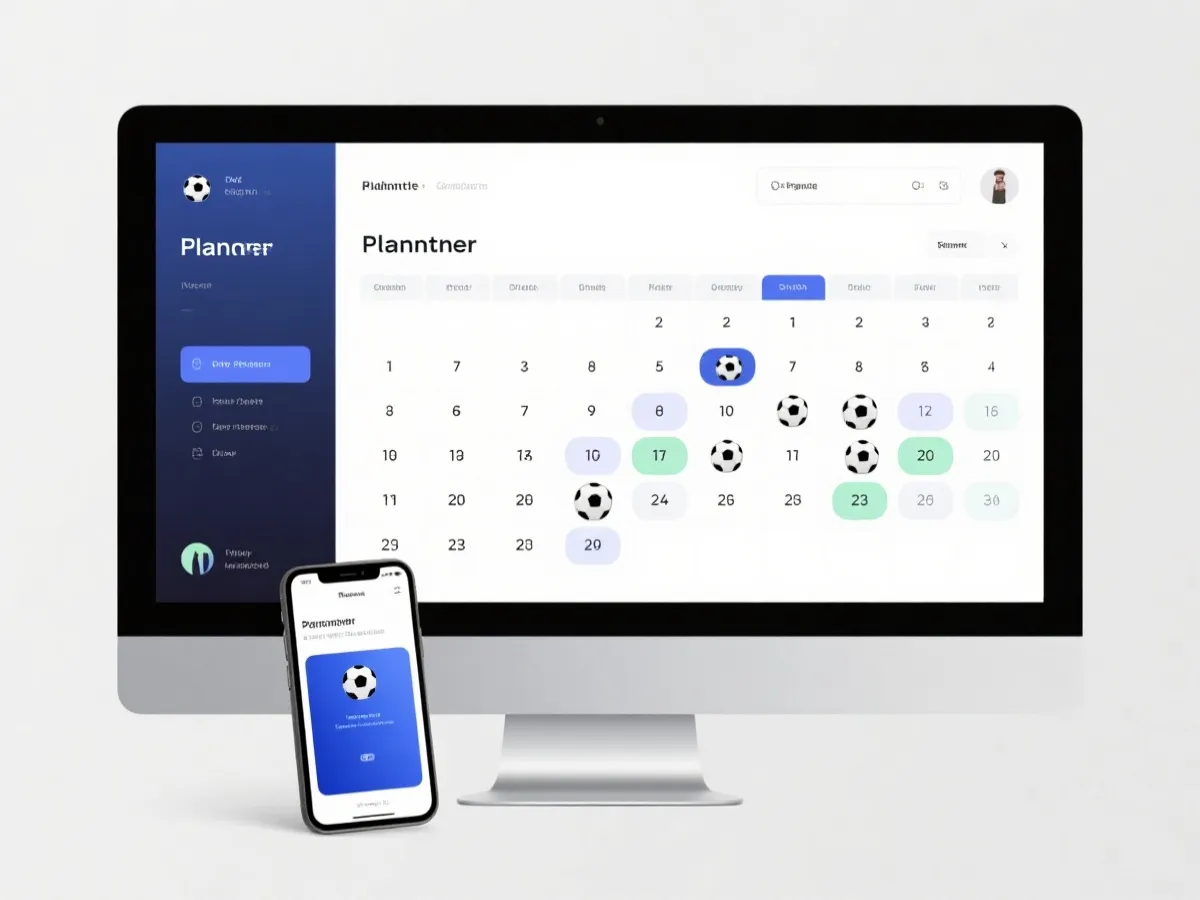 世界盃賽程查詢介面示意